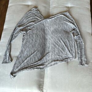 Free People Asymmetrical Long Sleeve Top Size S